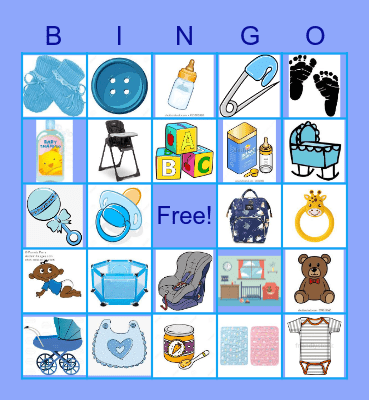 Belton-Mitchell's Baby Shower Bingo Card