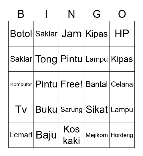 Amiira asrafa sahnaz Bingo Card