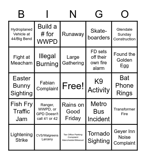 SPRING IS IN THE AIR! Bingo Card
