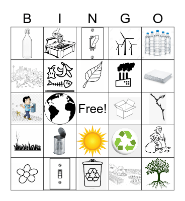 Environment and Civics Bingo Card