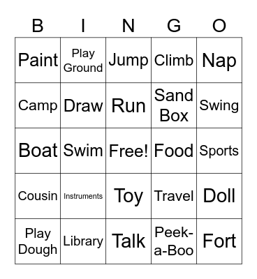Birthday Bingo 2 Bingo Card