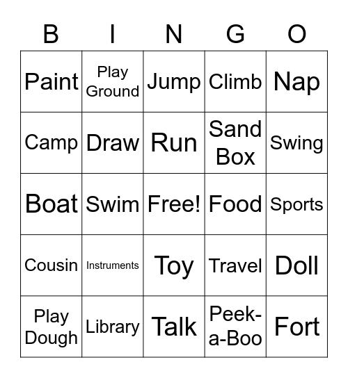 Birthday Bingo 2 Bingo Card