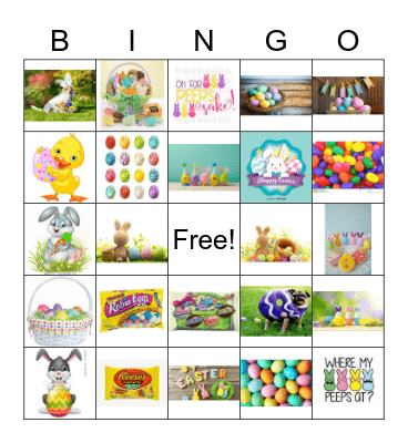 EASTER Bingo Card