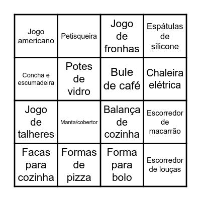 Chá da Ayume Bingo Card