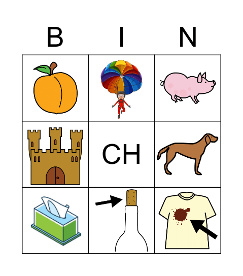 Chhhh Bingo Card