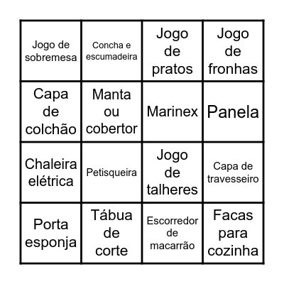 CHÁ DA AYUME Bingo Card