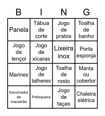 CHÁ DA AYUME Bingo Card