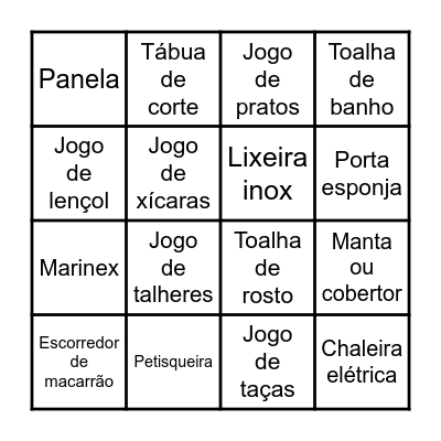 CHÁ DA AYUME Bingo Card