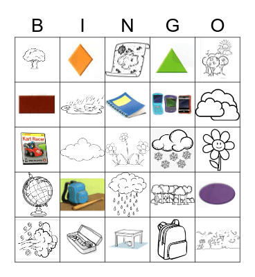 Let's go! Bingo Card