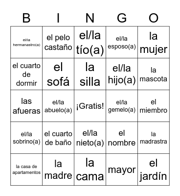 ¡Lotería! Bingo Card