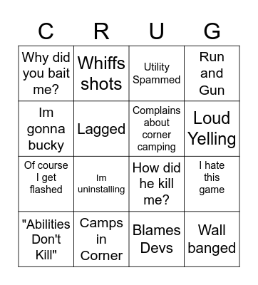 Willie Bingo Card