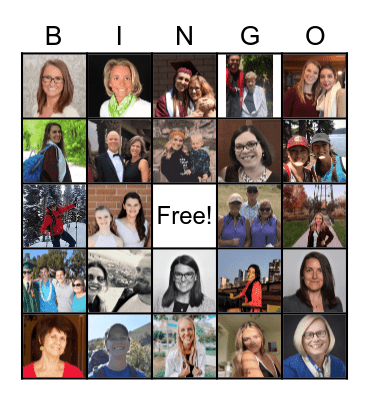 Jennifer's Bridal Shower Bingo Card