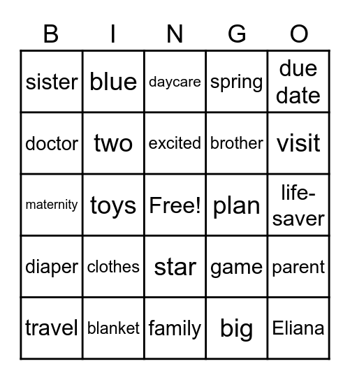 Baby Haskell Bingo Card