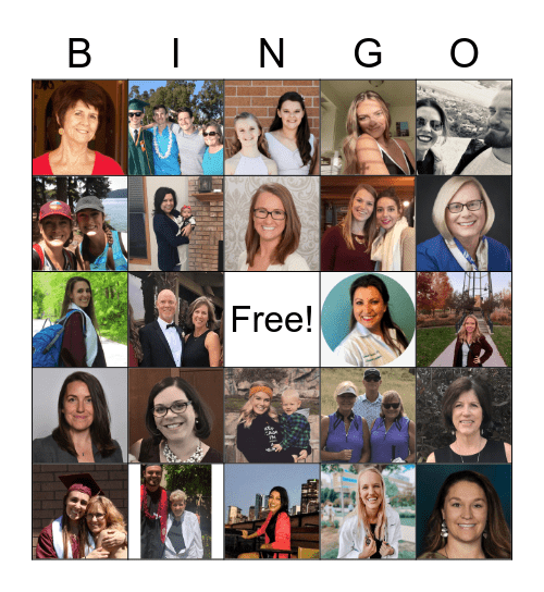 Jennifer Wedding Shower Bingo Card