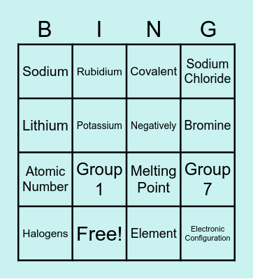 Bonding Bingo! Bingo Card