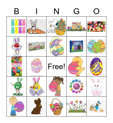 HAPPY EASTER! Bingo Card