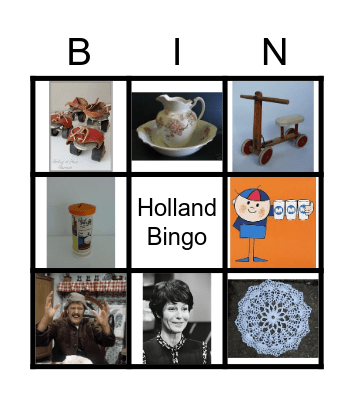 Holland Bingo Card