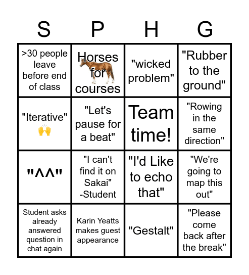 722 Bingo Card