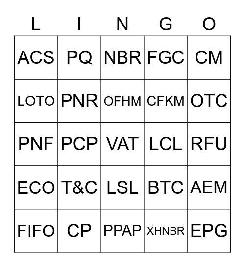 acronyms-of-note-bingo-card