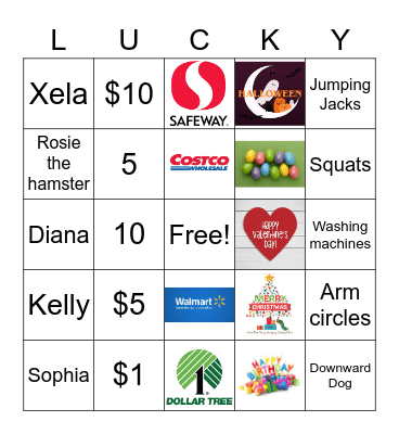 St. Patrick's Day BINGO fun! Bingo Card