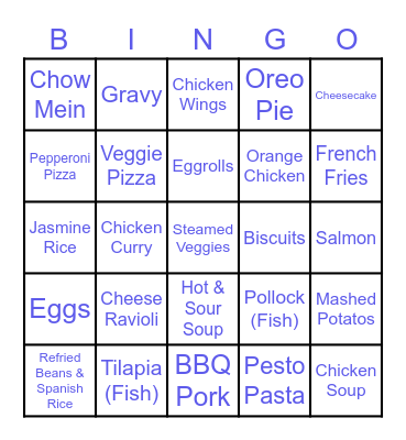 TDR BINGO Card