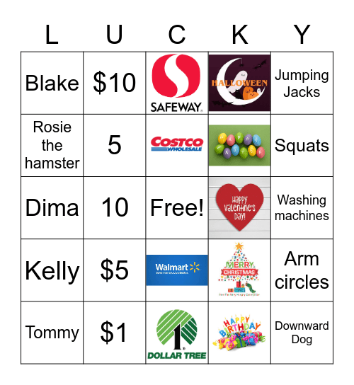 St. Patrick's Day BINGO fun! Bingo Card