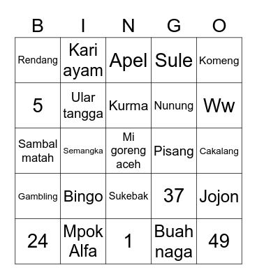 Hyunsuk Bingo Card