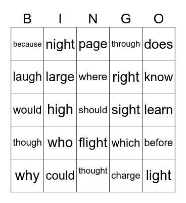 Ema's Sight Word Bingo: 3/17 Bingo Card