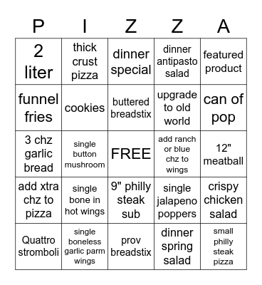 FLYERS BINGO Card