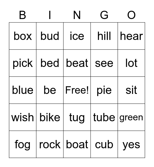 short-vowel-long-vowel-bingo-card