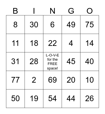 VALENTINE'S WEEK BINGO w/ At Home Healthcare! 02/9-13/2015 only! Blackout only & numbers faxed daily. Winners call Vera: 903.736.8657 Bingo Card