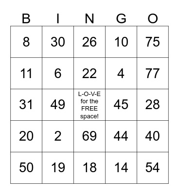 VALENTINE'S WEEK BINGO w/ At Home Healthcare! 02/9-13/2015 only! Blackout only & numbers faxed daily. Winners call Vera: 903.736.8657 Bingo Card
