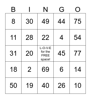 VALENTINE'S WEEK BINGO w/ At Home Healthcare! 02/9-13/2015 only! Blackout only & numbers faxed daily. Winners call Vera: 903.736.8657 Bingo Card