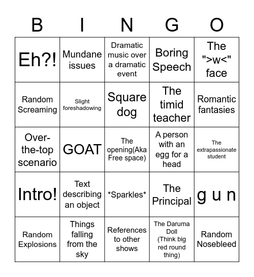 Bingo 3/16/21 Bingo Card