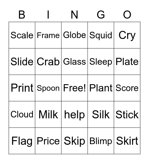 Fonix Bingo Card
