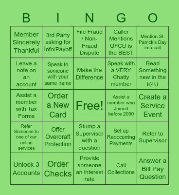 MARCH MSC BINGO! Bingo Card