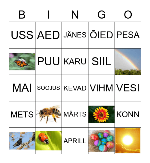 KEVAD Bingo Card