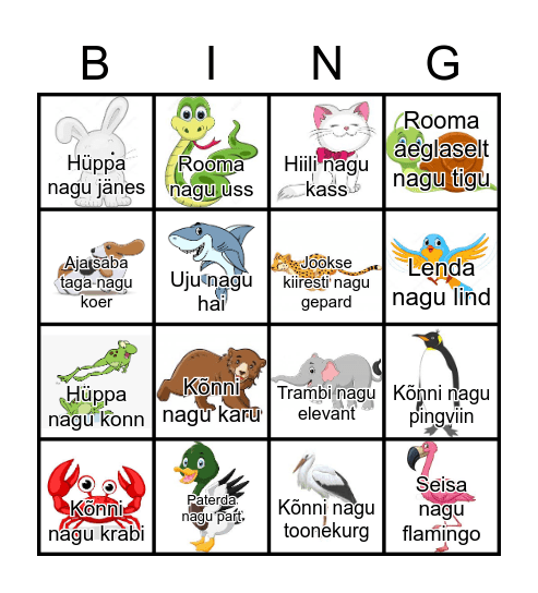 LOOMA BINGO Card