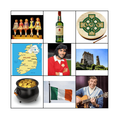 Woodcote St. Patrick's Day Bingo Card