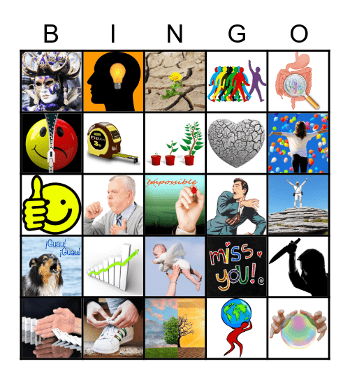 Verbs - Set 5 (salud) Bingo Card