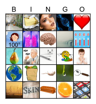 Nouns - Salud Bingo Card