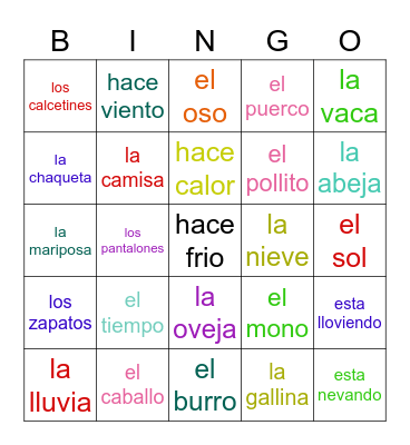 BINGO #3 Bingo Card