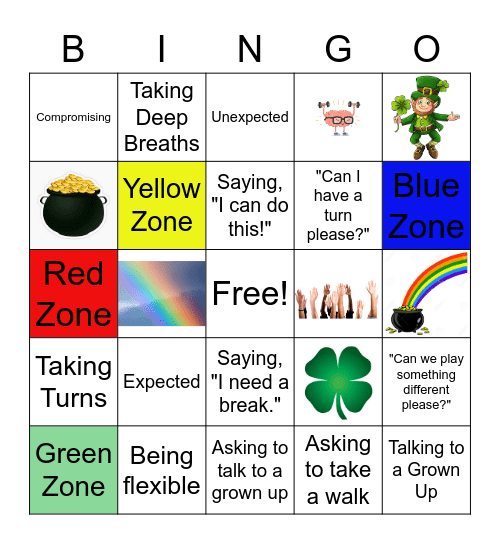 Expected and Unexpected Bingo Card