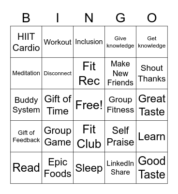 Robin Bingo Card