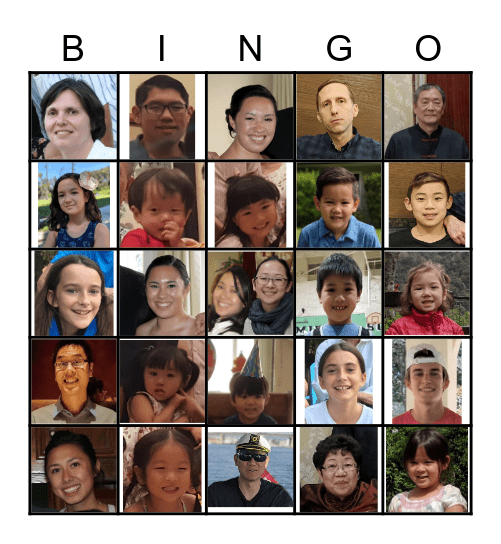 Sophia & Tina's Birthday Bingo Card