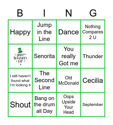 Lucky Bingo Card