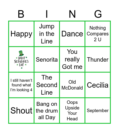 Lucky Bingo Card