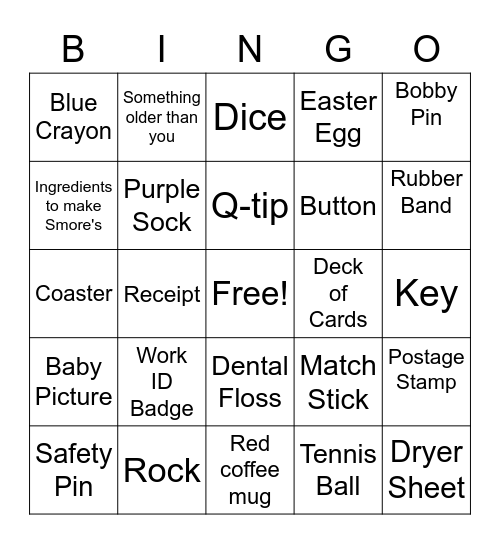Tavonna Bingo Card