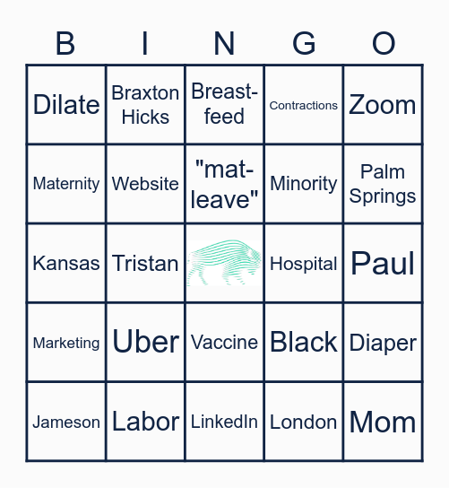 BG Baby Shower Bingo Card