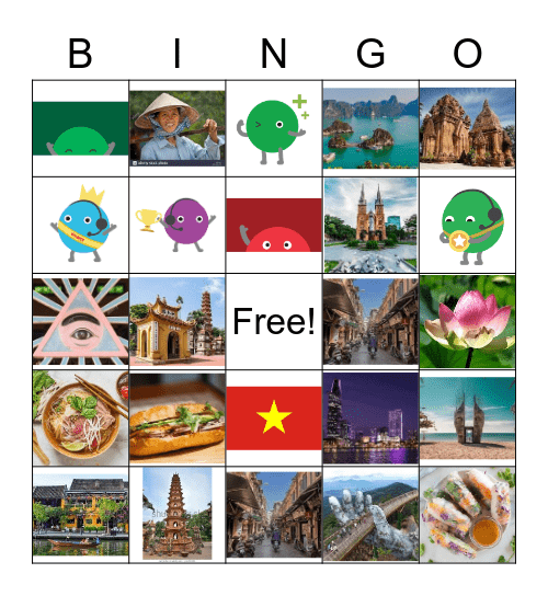VIETNAM - TEAM NAME Bingo Card